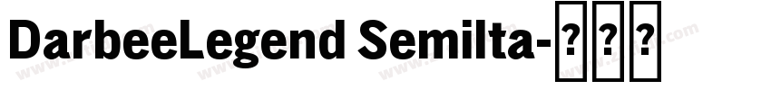 DarbeeLegend SemiIta字体转换